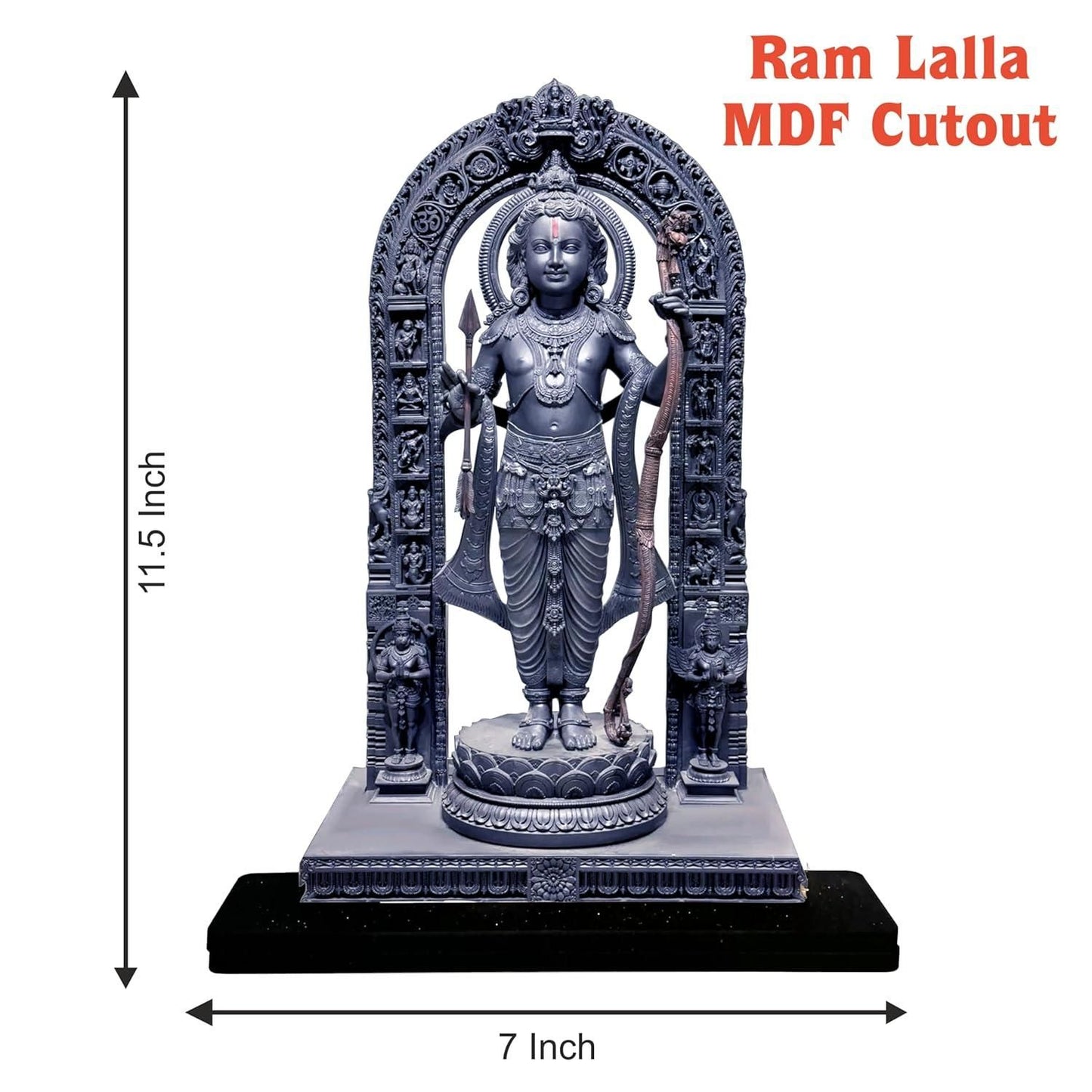 Ram Lalla Statue Cutout -Ayodhya Mandir Inspired