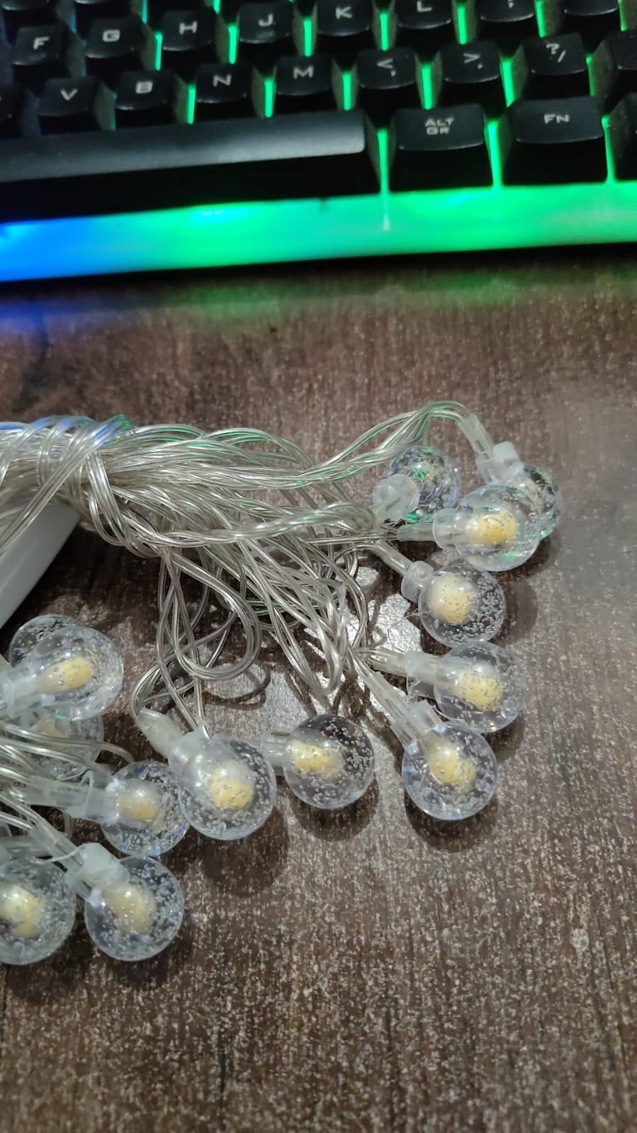 16 LED Crystal Ball String Lights