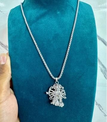 Panchmukhi Hanuman Pendant With Chain