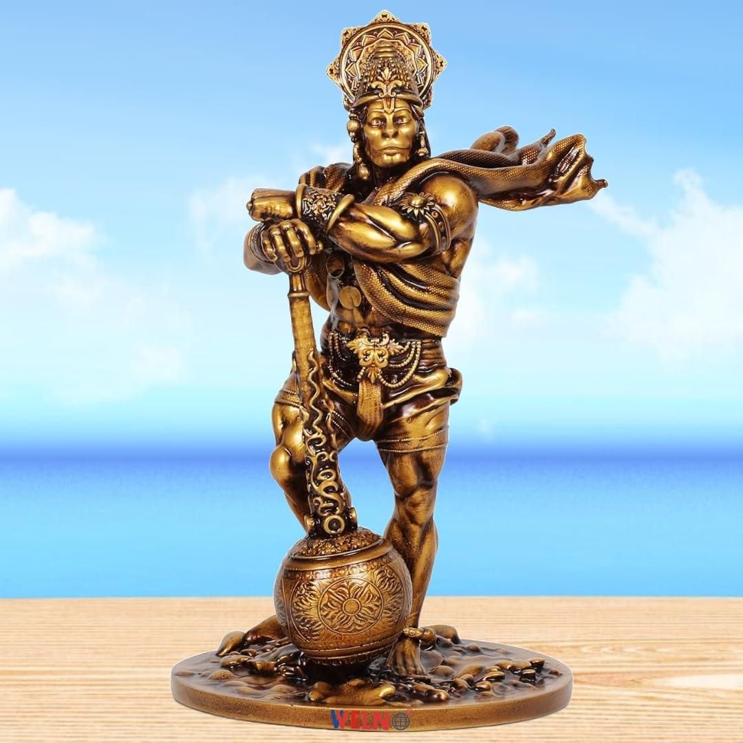 Premium Car Dashboard Resin Bahubali Hanuman