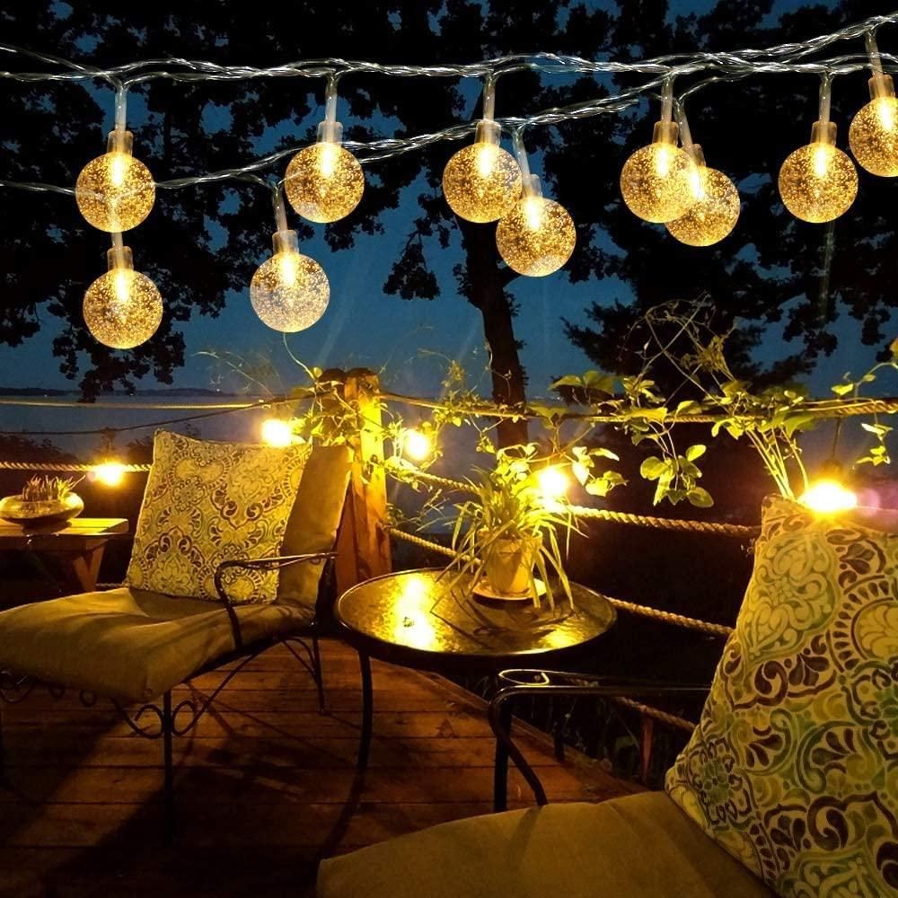 16 LED Crystal Ball String Lights