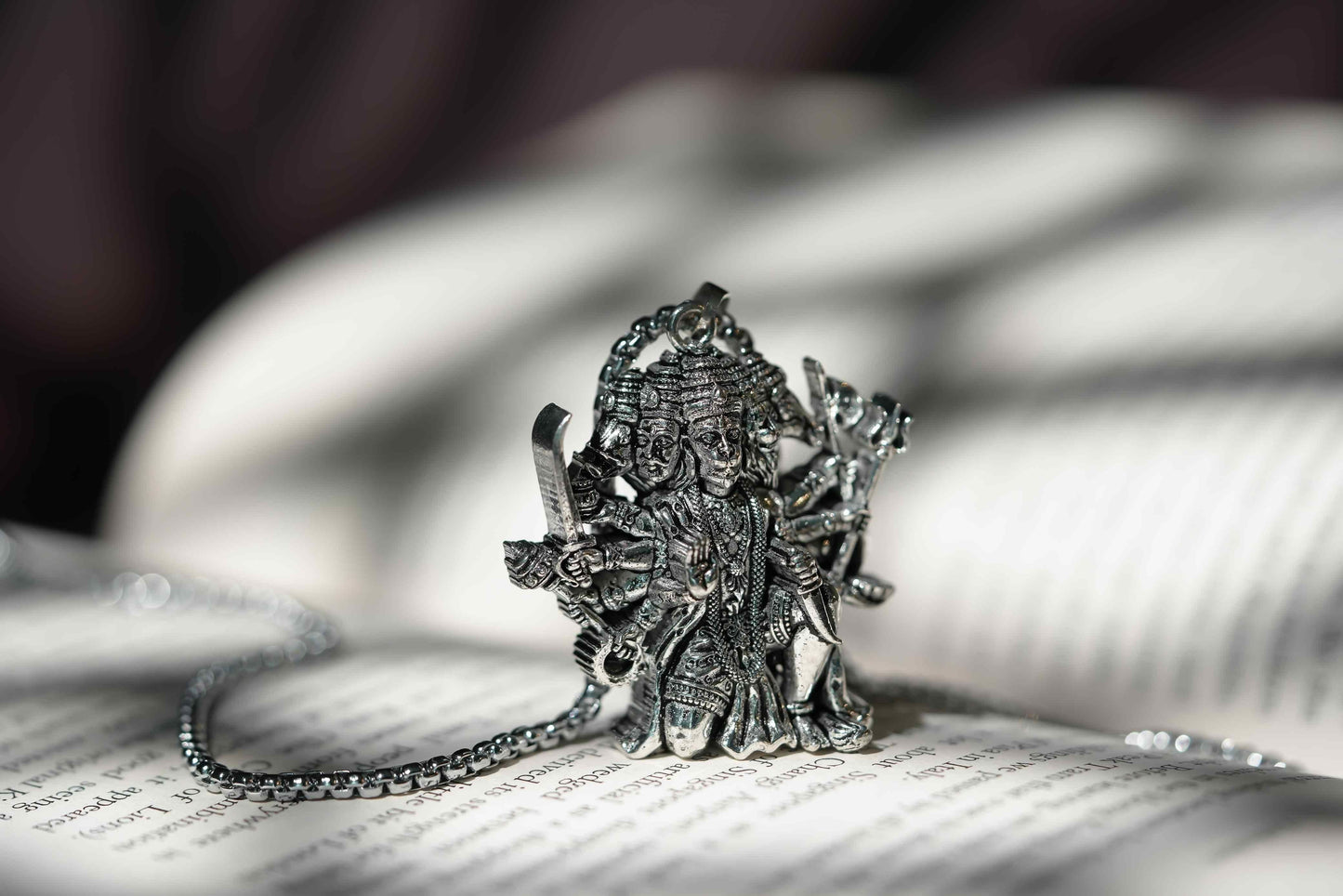 Panchmukhi Hanuman Pendant With Chain