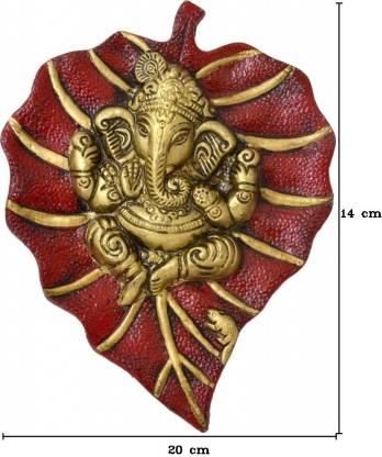 Designer leaf Ganesha Wall Hanging